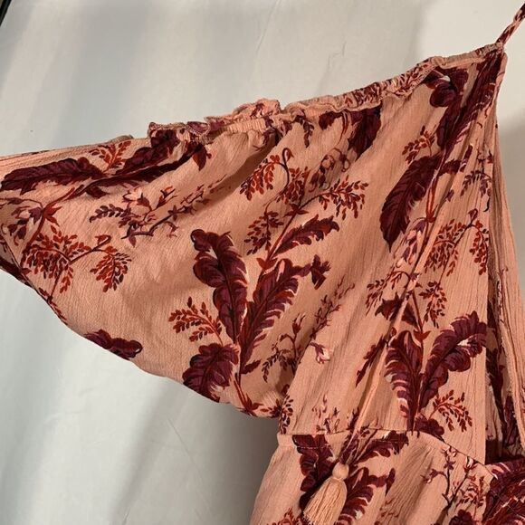 Topshop Pink Floral Flowy Romper - Picture 7 of 10